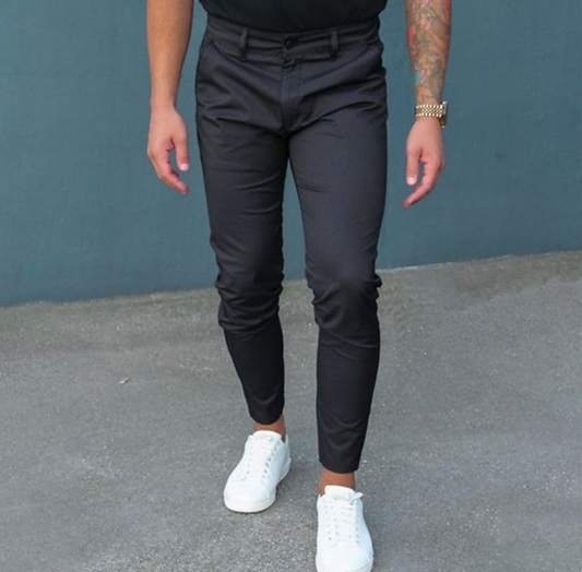 Pantalon Classique Homme avec Ceinture Élastique - LuxeStyle
