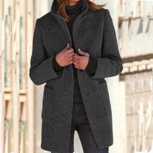 Manteau Femme Hiver Élégant – Veste Longue Chaude avec Capuchon et Poches - LuxeStyle