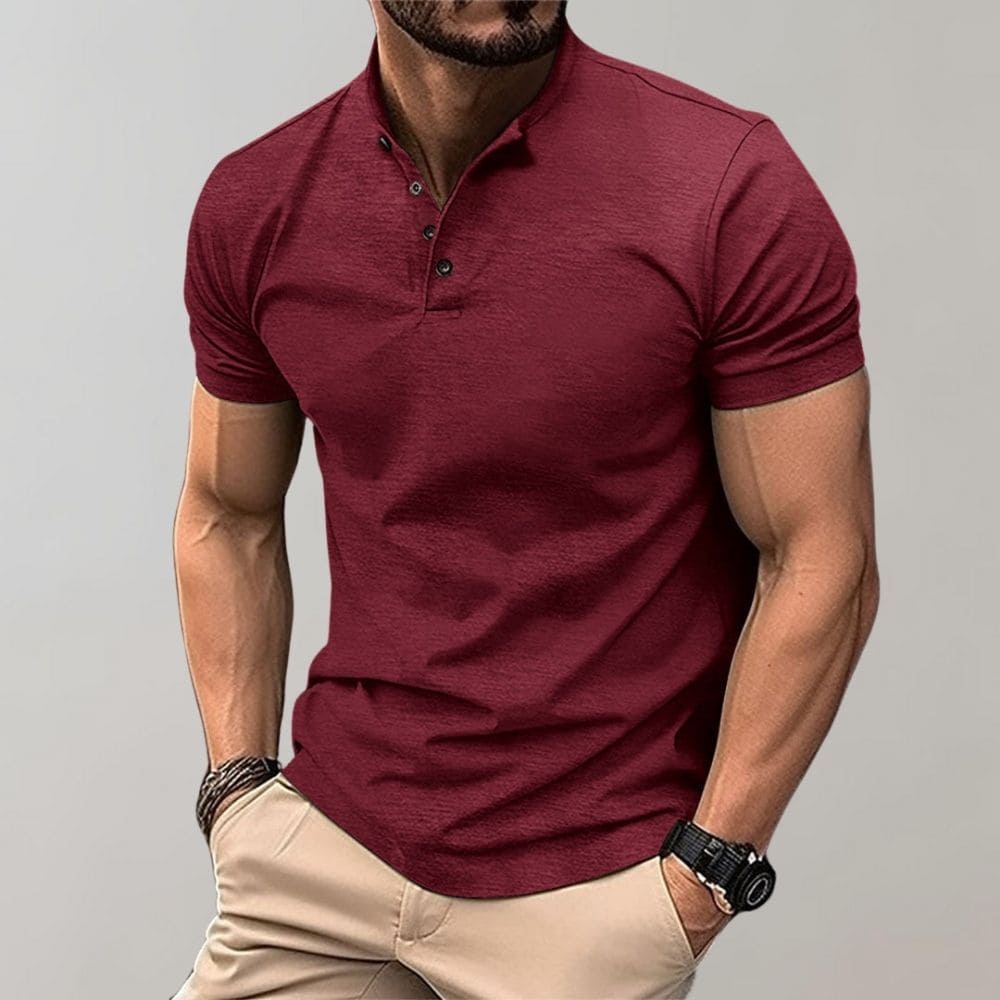 Chemise Polo Relaxe à Manches Courtes
