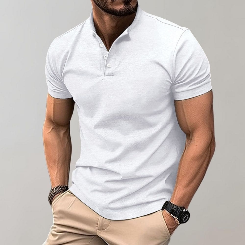 Chemise Polo Relaxe à Manches Courtes