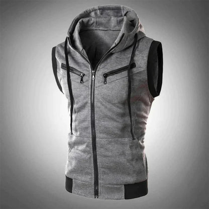 Sweat à capuche léger avec zip et poches pratiques - BlxckFR