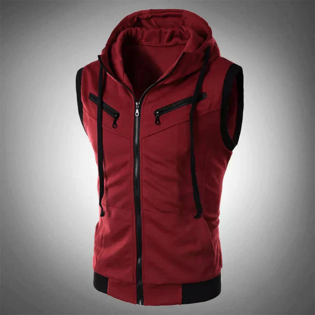 Sweat à capuche léger avec zip et poches pratiques