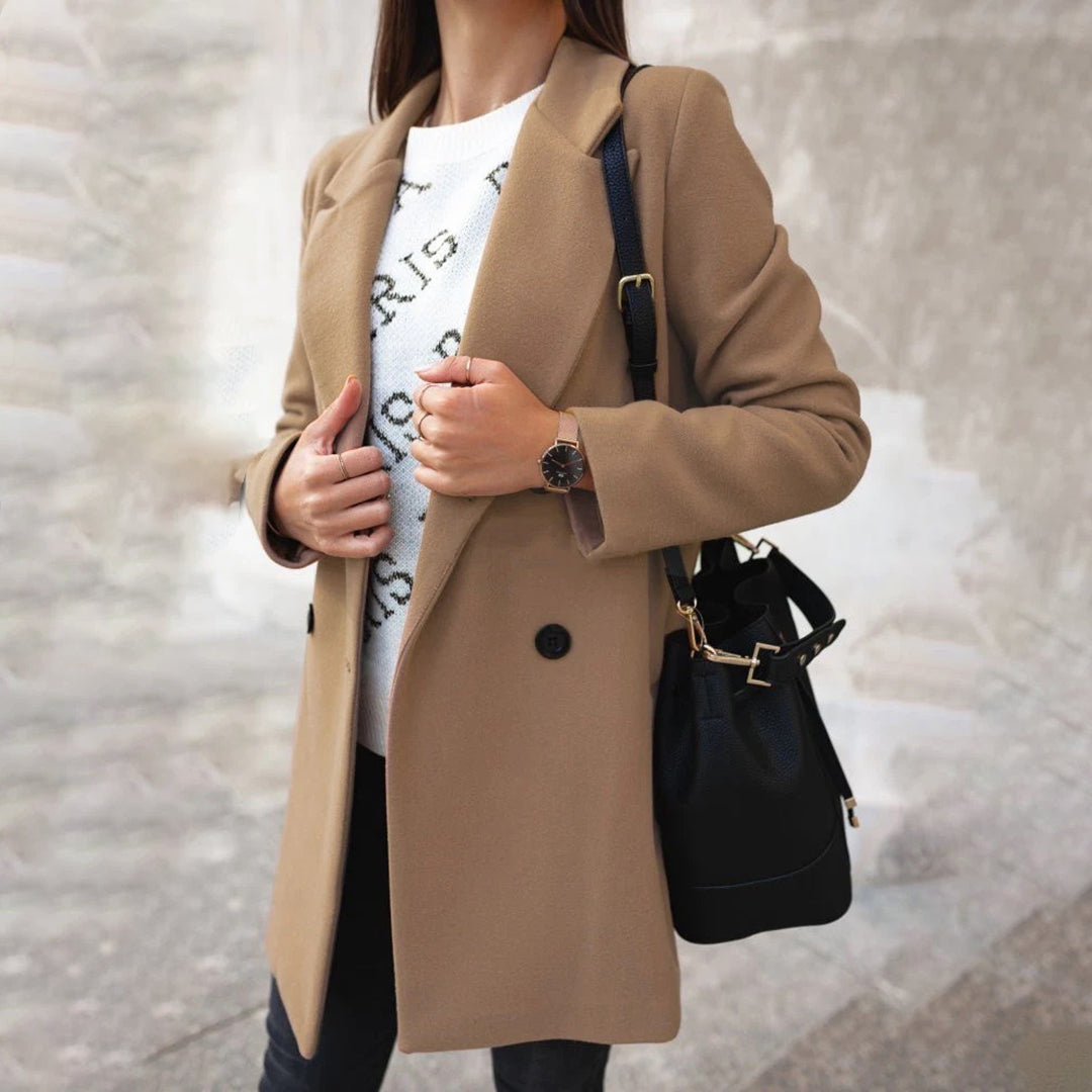 Manteau Femme Hiver Poches Douillet