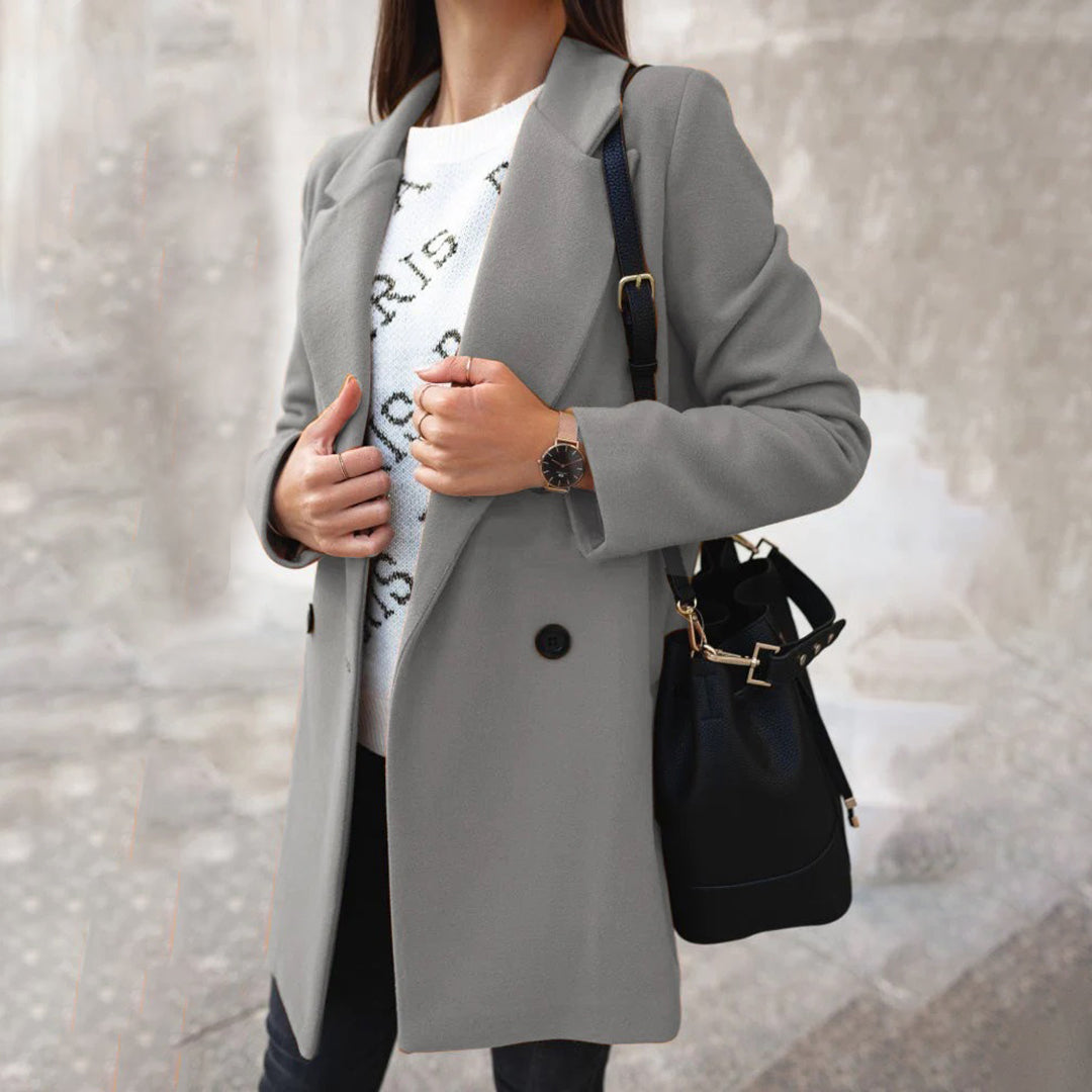 Manteau Femme Hiver Poches Douillet