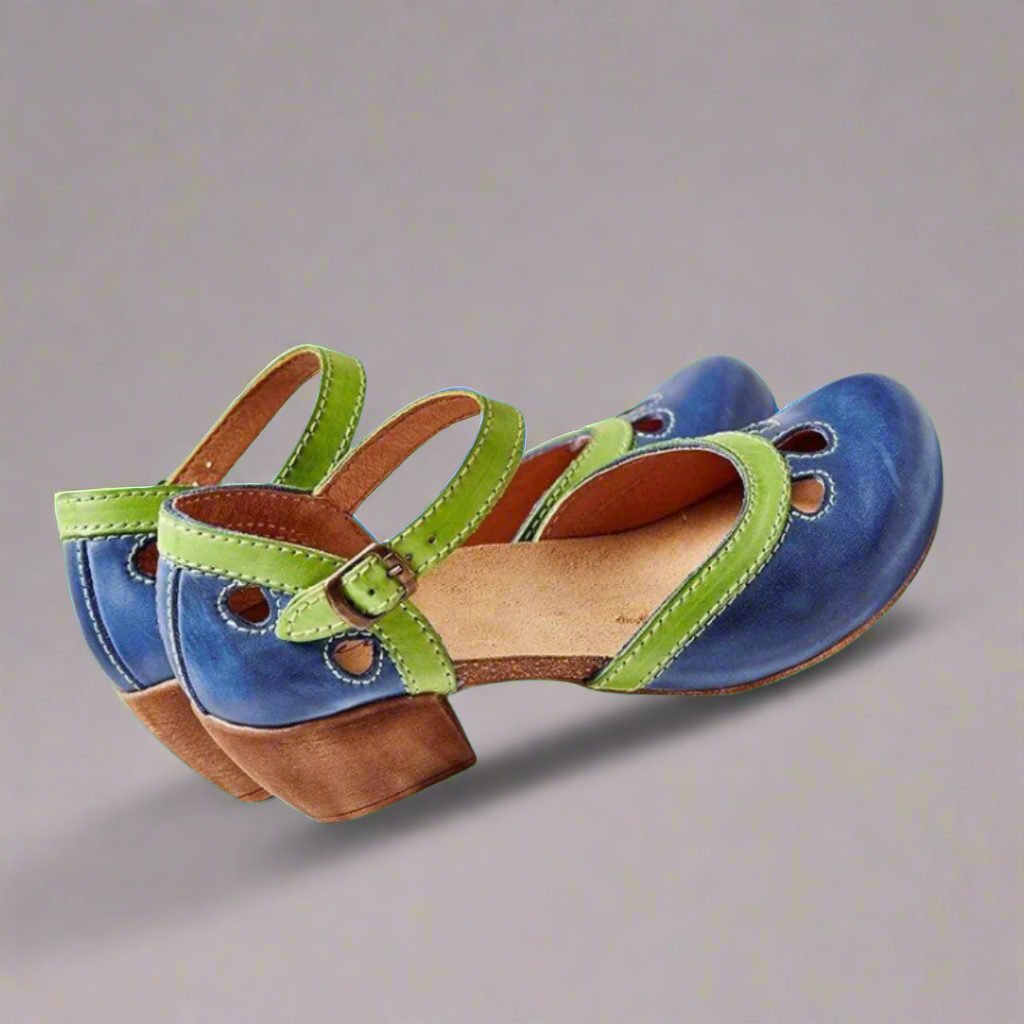 Chaussures Cuir Enfant Décorées Boutons