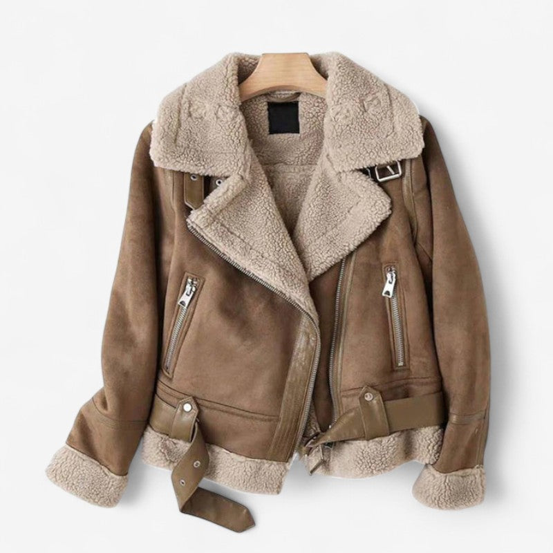 Manteau Femme Élégant à Ceinture Adjustible