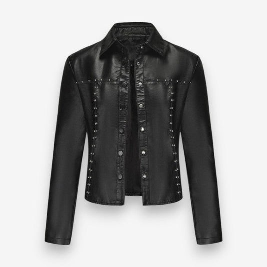 Veste Femme Classique à Manches Longues et Col Reversible - LuxeStyle
