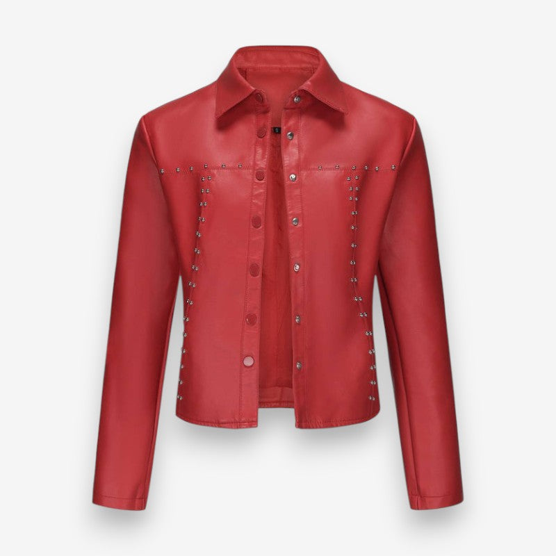 Veste Femme Classique à Manches Longues et Col Reversible