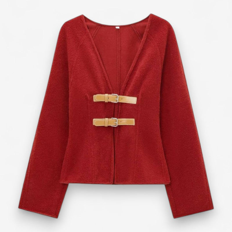 Cardigan Féminin Col V Bouclé