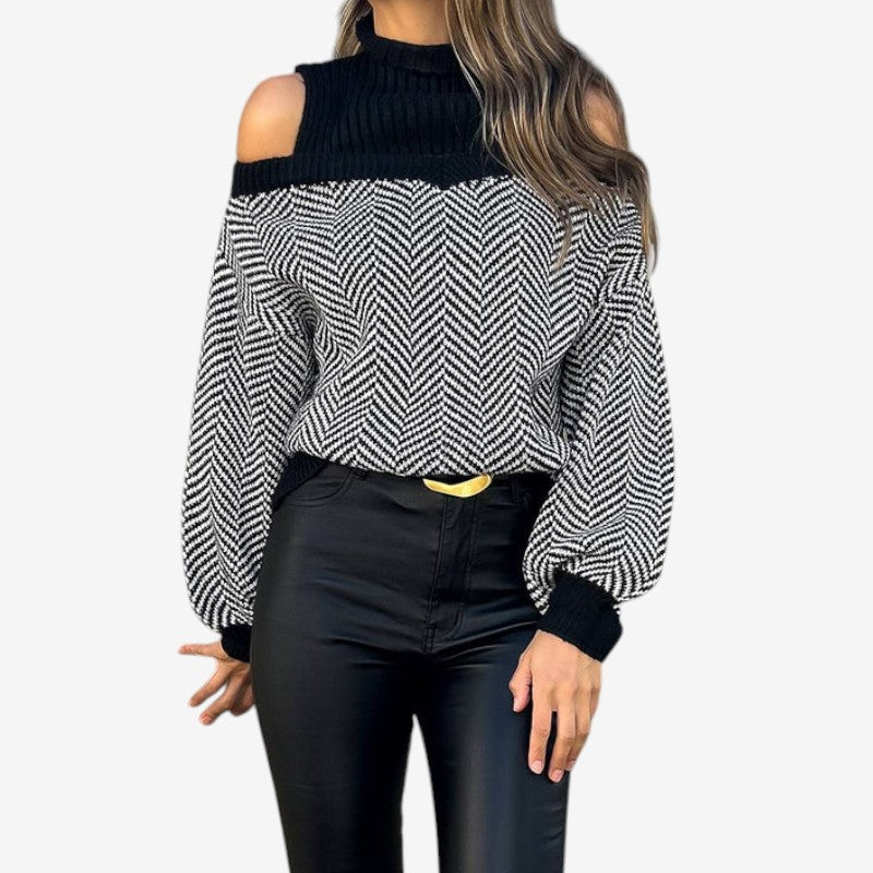 Pull Femme Manches Longues Col Rond - LuxeStyle