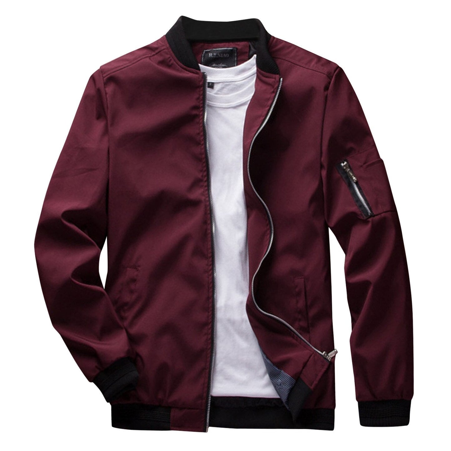 Veste Zippée Homme Classique - Poche Manche et Poignets Élastiques
