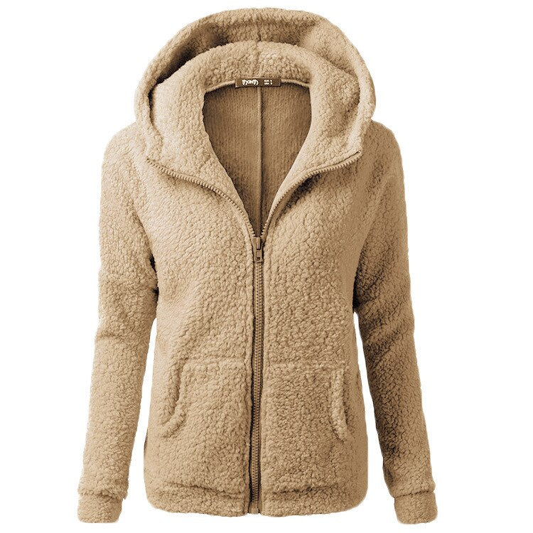 Veste Hiver Féminine avec Doublure Chaude