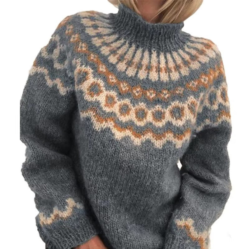 Pull Femme Hiver Chic Tricoté