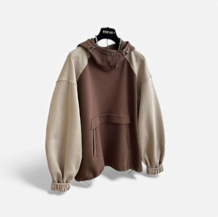 Sweat à capuche Oversize Confort avec poches
