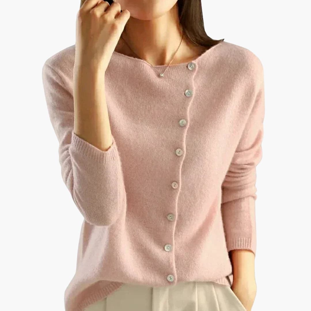 Cardigan en laine doux pour femme hiver
