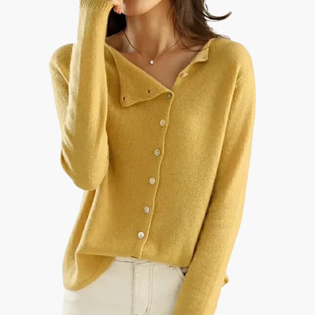 Cardigan en laine doux pour femme hiver