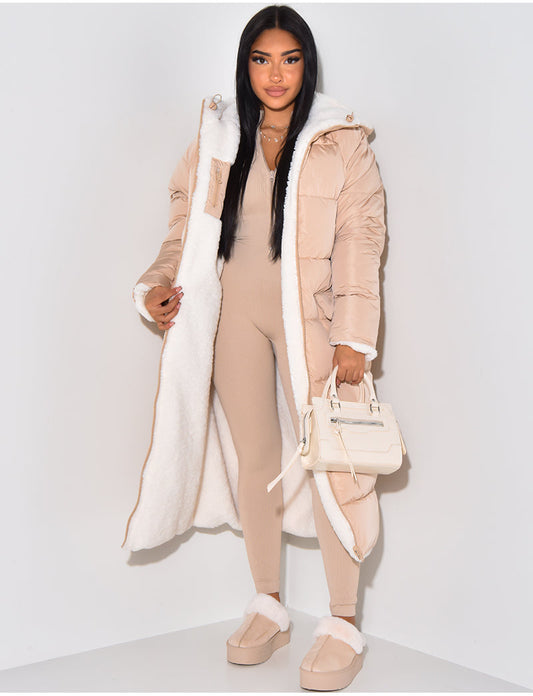 Veste Longue Élégante à Porter Dans Les Deux Sens Pour Femme - LuxeStyle