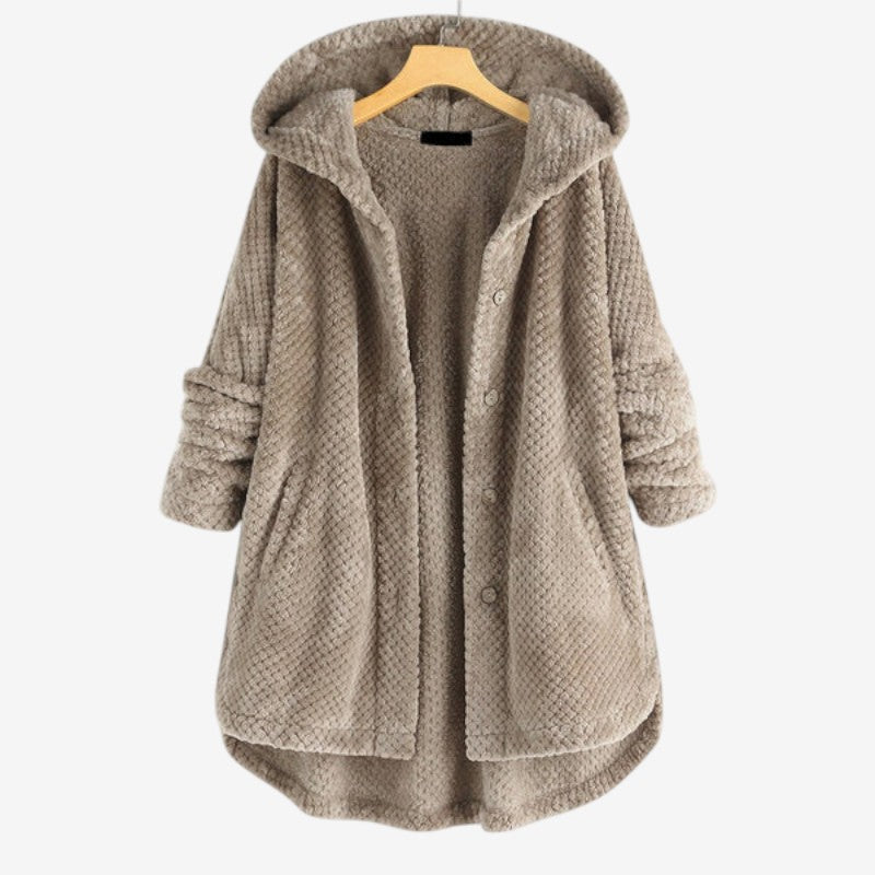 Veste à Capuche Femme Hiver avec Poches