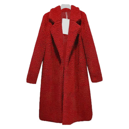 Manteau Femme Long Élégant – Doux et Chauffant pour Hiver