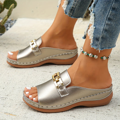 CharmVita™ – Sandales Compensées Femme Élégantes et Confortables