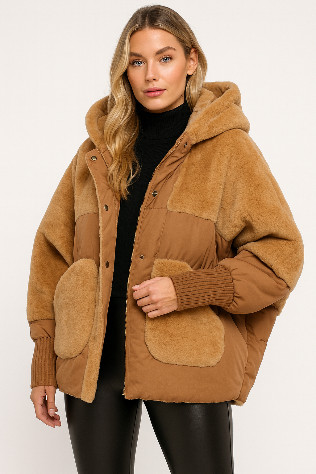 Manteau Femme Élégant – Veste Hiver Douillet avec Coupe Classique et Chic