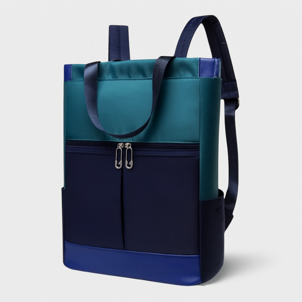 Sac à Dos Féminin avec Poches Zippées et Bretelles Réglables