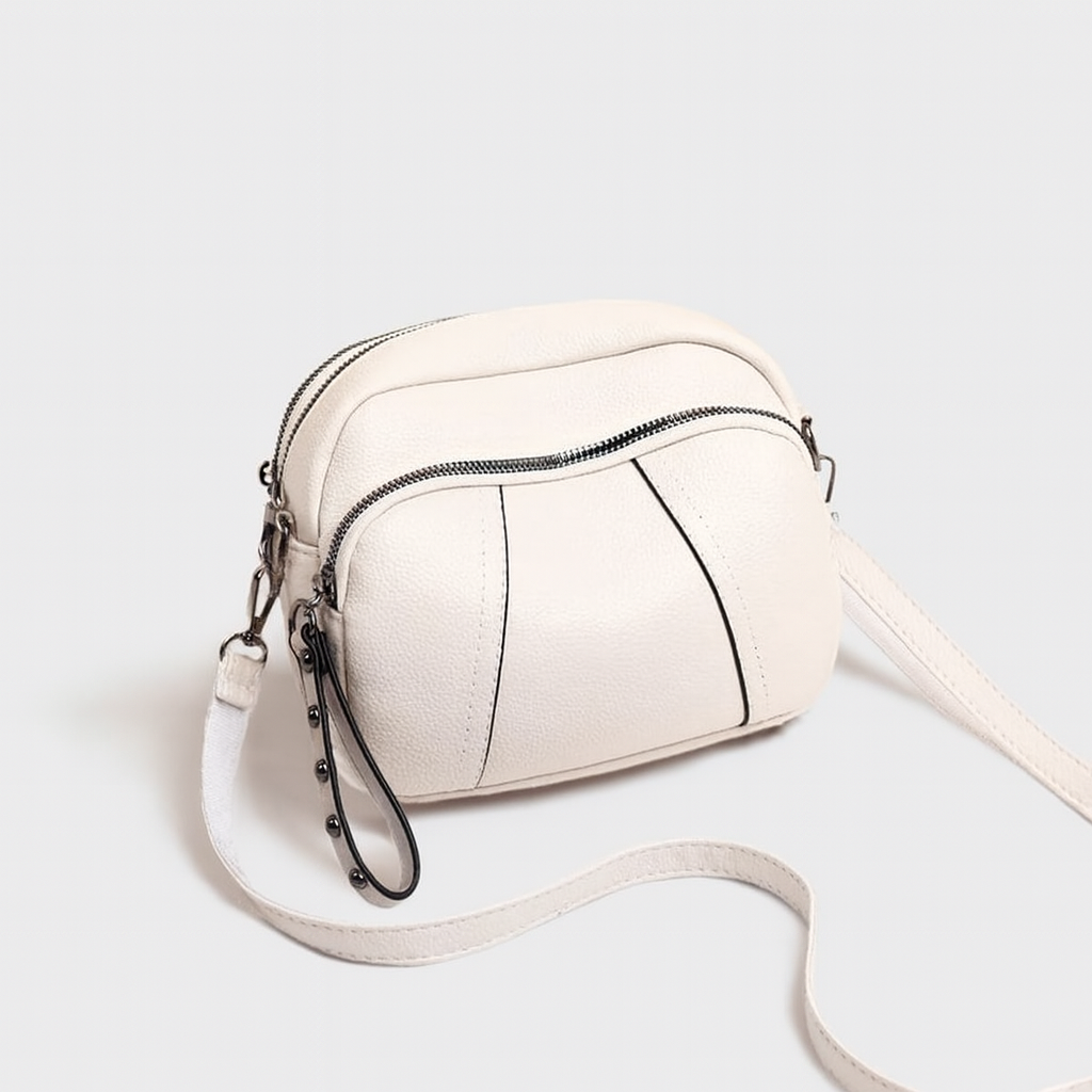 Sac à Épaule Féminin avec Bandoulière et Poches Serrure