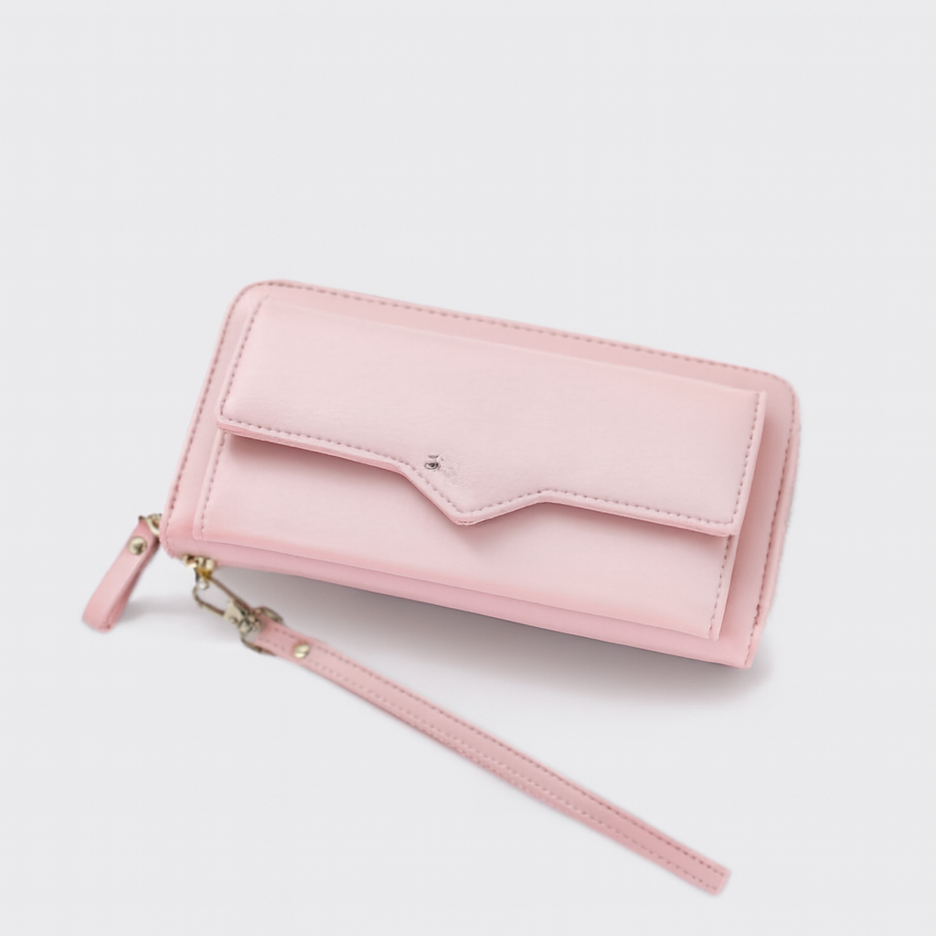 Portefeuille Femme Pratique à Fermeture Éclair