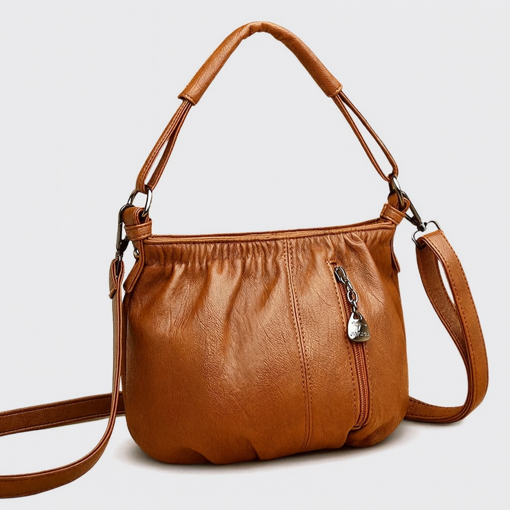 Sac à Main Élégant Grand Volume avec Bretelle Adjustable et Fermeture Éclair Rapide