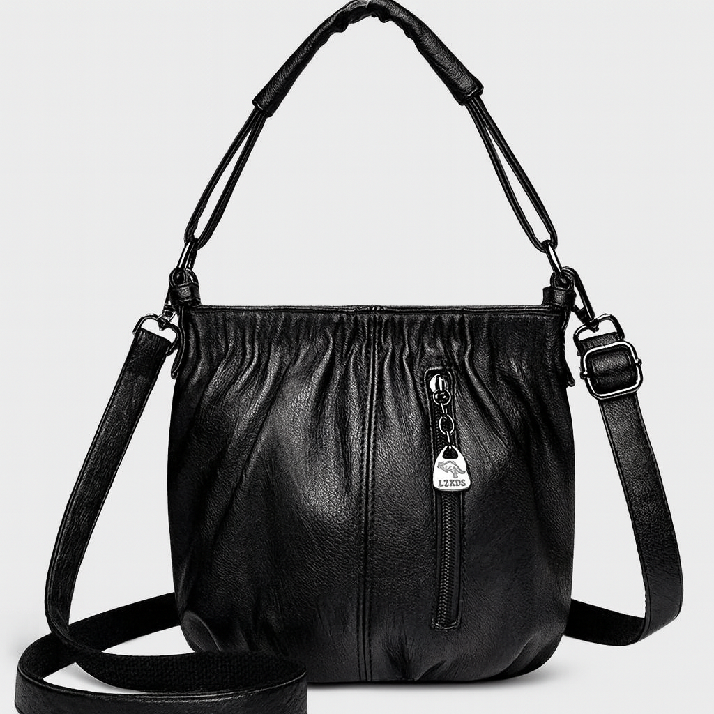 Sac à Main Élégant Grand Volume avec Bretelle Adjustable et Fermeture Éclair Rapide - LuxeStyle