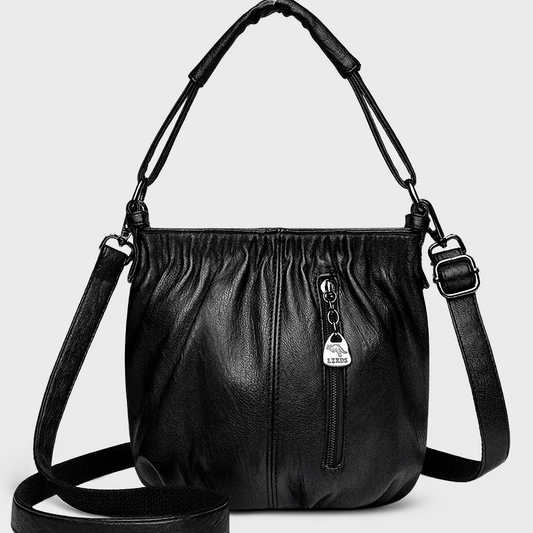 Sac à Main Élégant Grand Volume avec Bretelle Adjustable et Fermeture Éclair Rapide - LuxeStyle