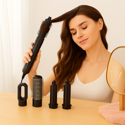 Sèche-cheveux Multifonctionnel avec Kit de Coiffure