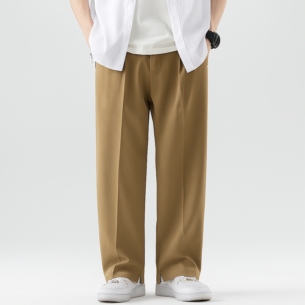 Pantalon Homme Léger Été avec Ceinture Élastique - LuxeStyle