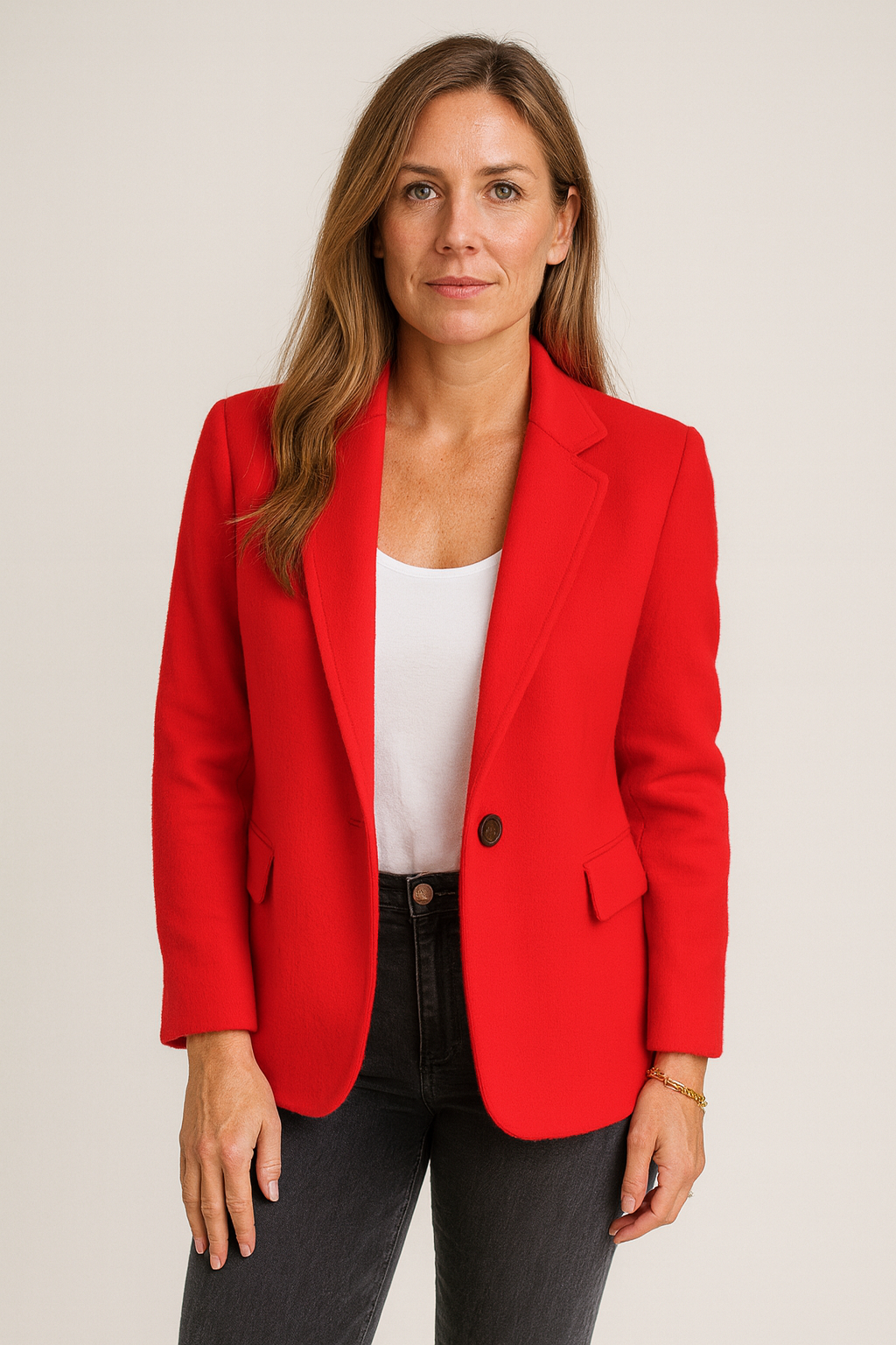 Manteau Femme Long Élégant en Laine Chaude Hiver