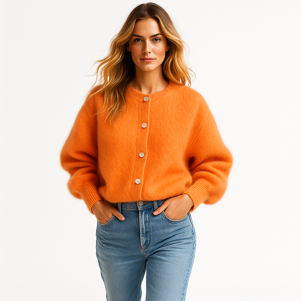 Cardigan Féminin Doux Oversized