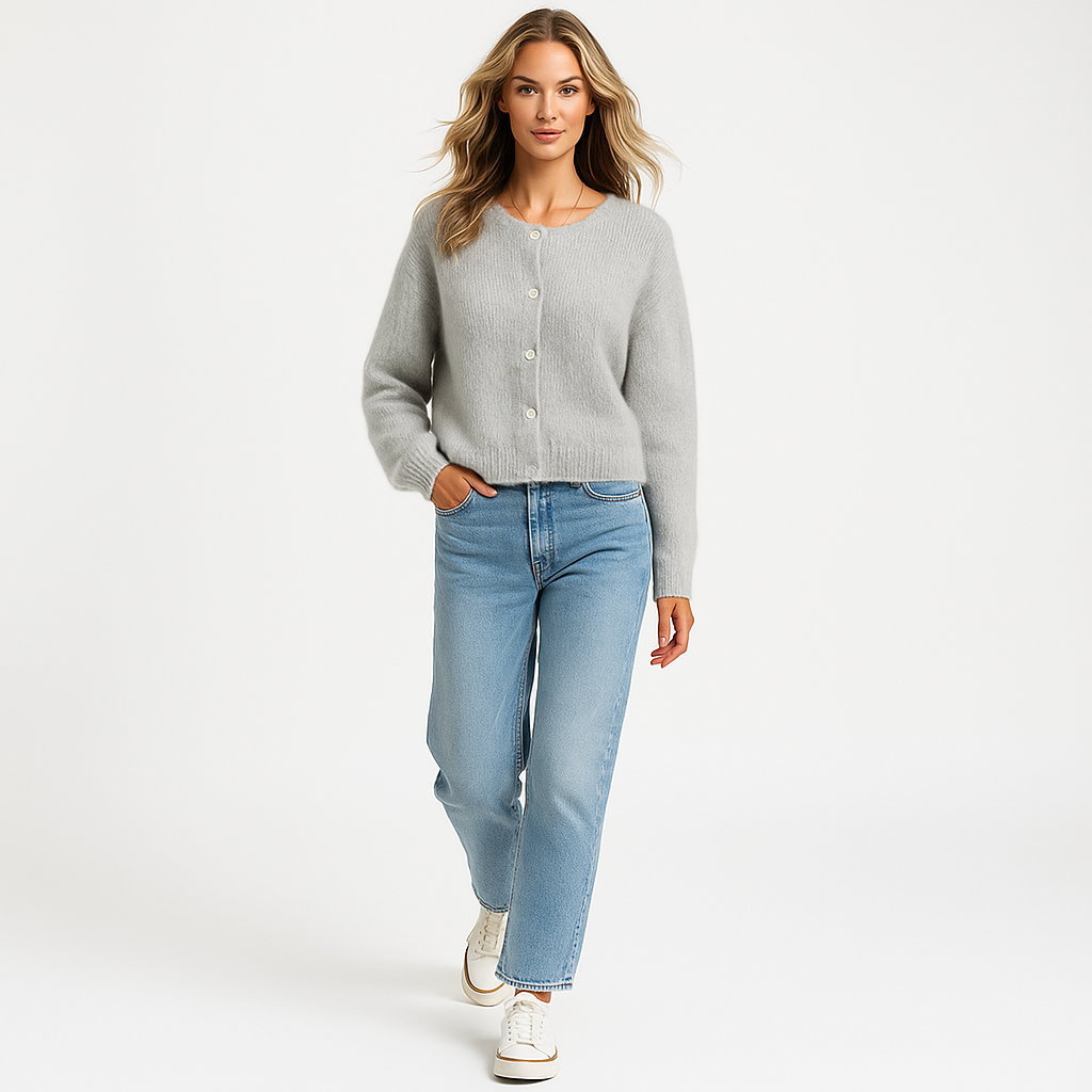 Cardigan Féminin Doux Oversized