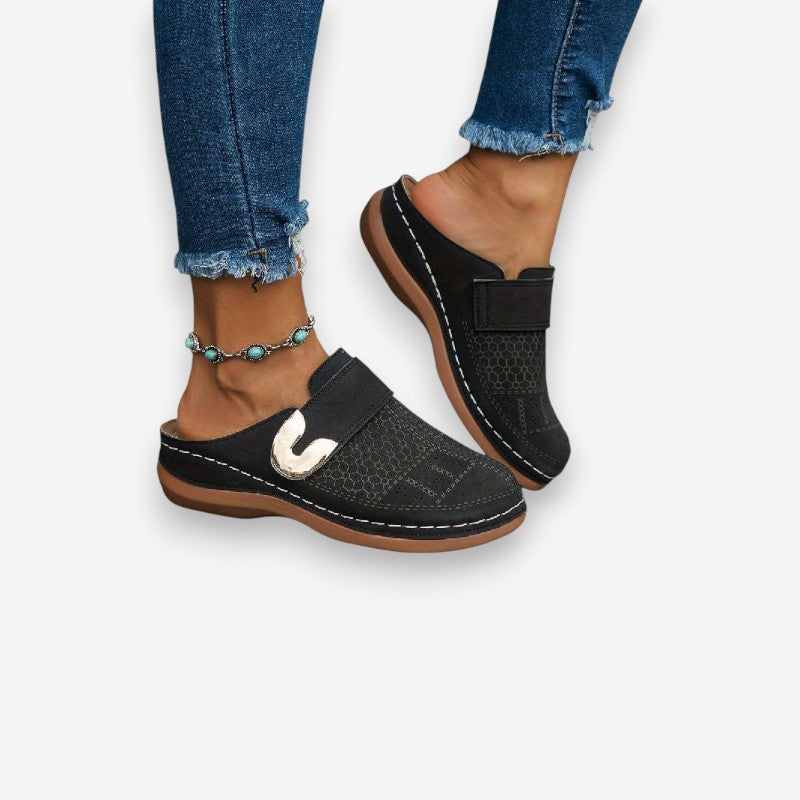 Chaussons Confortables à Semelle Antidérapante avec Fermeture Réglable - LuxeStyle