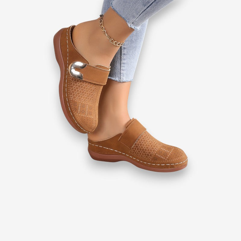Chaussons Confortables à Semelle Antidérapante avec Fermeture Réglable