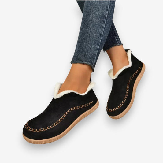 Bottines Féminines à Chaîne avec Semelle Plate Stable - LuxeStyle