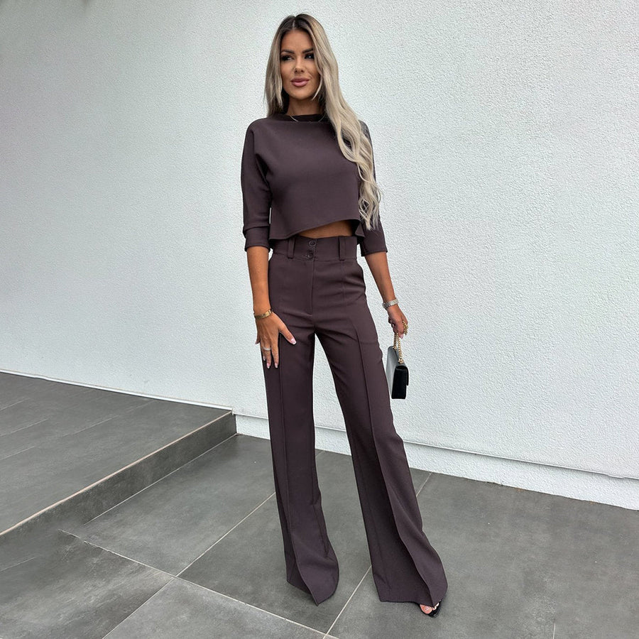 Ensemble deux pièces élégant et tendance pour femme