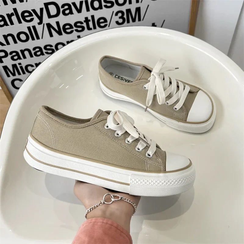 ChicStep™ – Baskets Femme en Toile Confortables et Légères