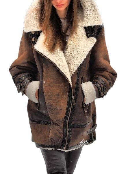 ChicWarm™ – Manteau Hiver Femme Élégant et Confortable en Tissu Résistant