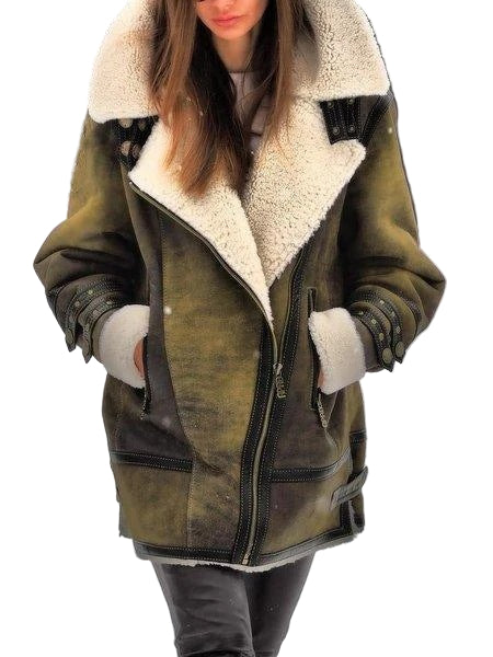ChicWarm™ – Manteau Hiver Femme Élégant et Confortable en Tissu Résistant