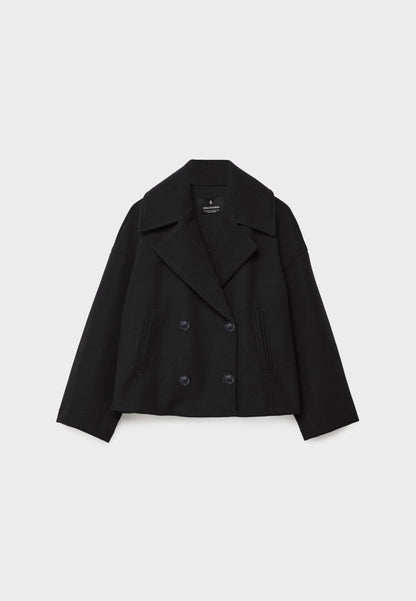 Manteau Femme Élégant - Court et Chaud au Style Actuel
