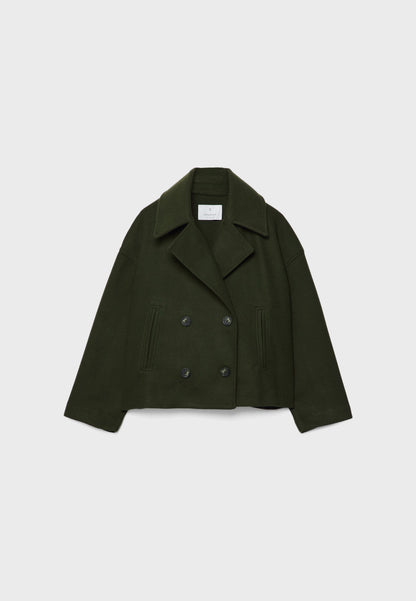 Manteau Femme Élégant - Court et Chaud au Style Actuel
