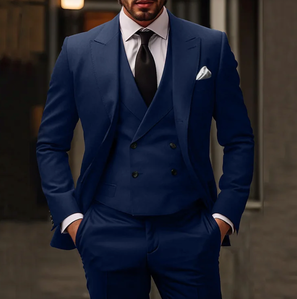 Costume Homme Élégant 3 Pièces
