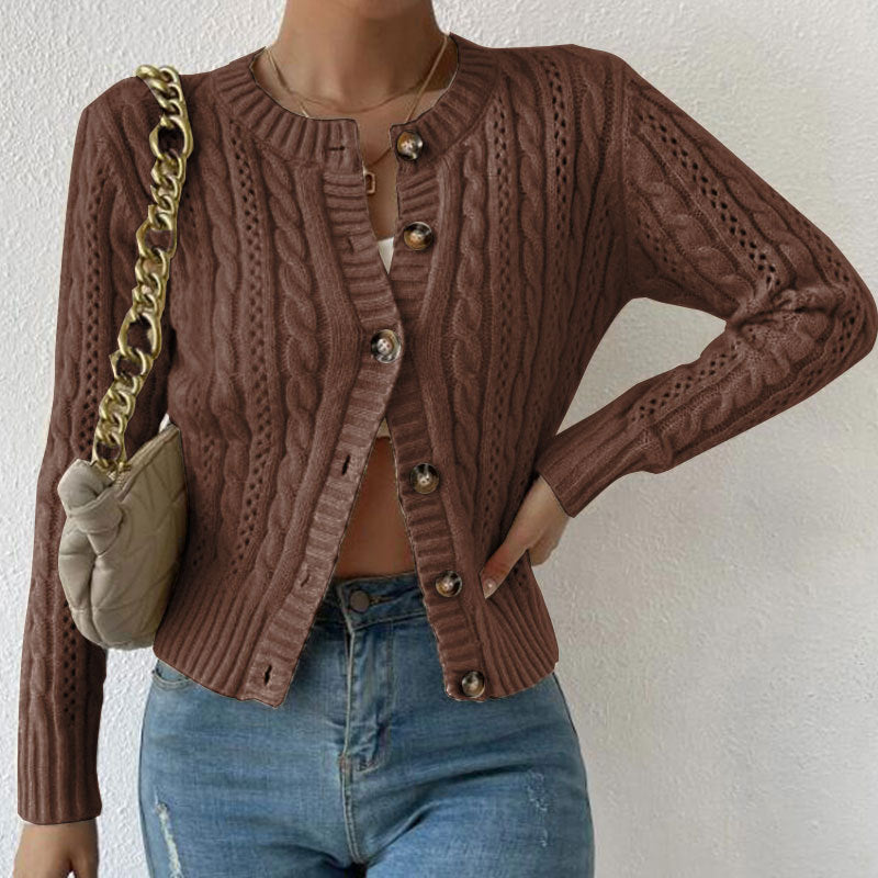 Cardigan Doux Citron Élégant Féminin