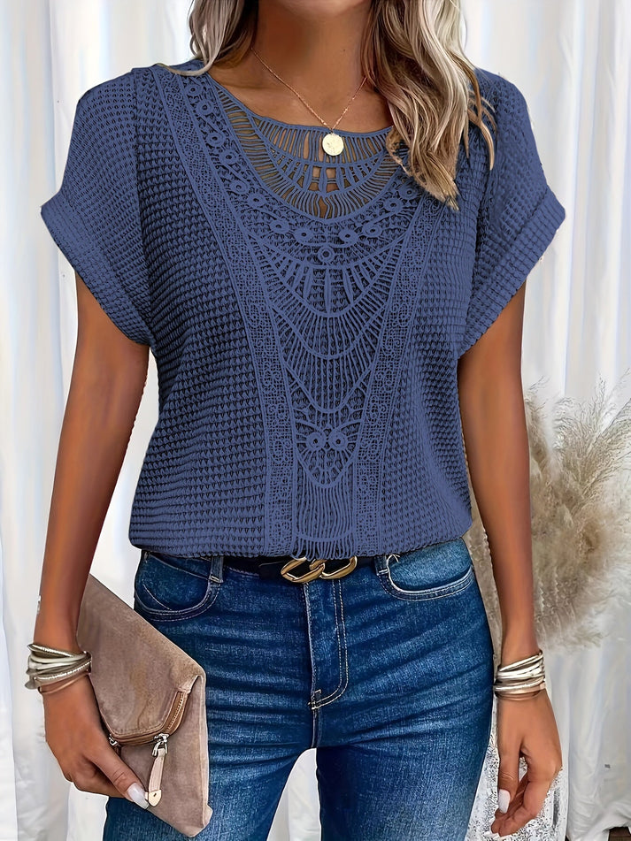 Blouse en Dentelle Chic pour Femme