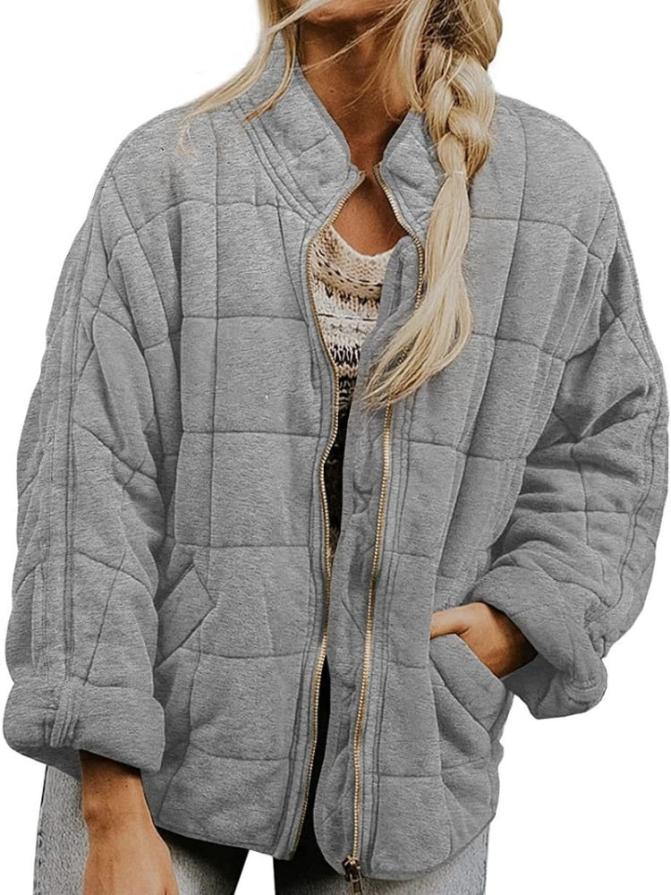 Veste polaire verte femme manches longues