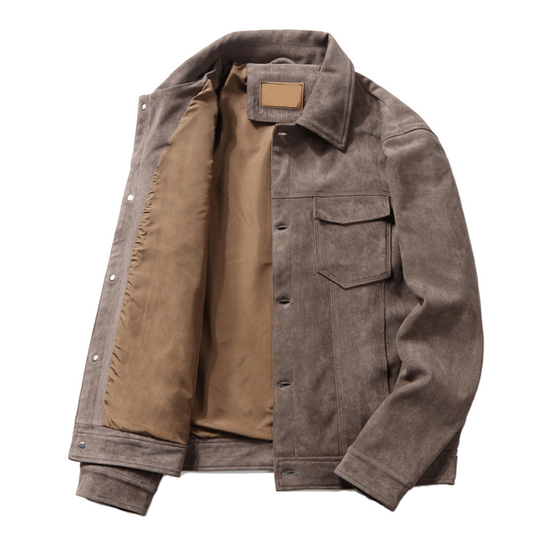 Veste Homme Hiver Élégante à Fermeture Éclair